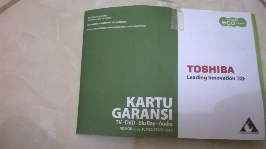 Kartu Garansi